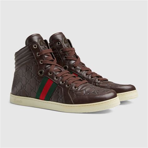 gucci shoes hightop|gucci high top sneakers men's.